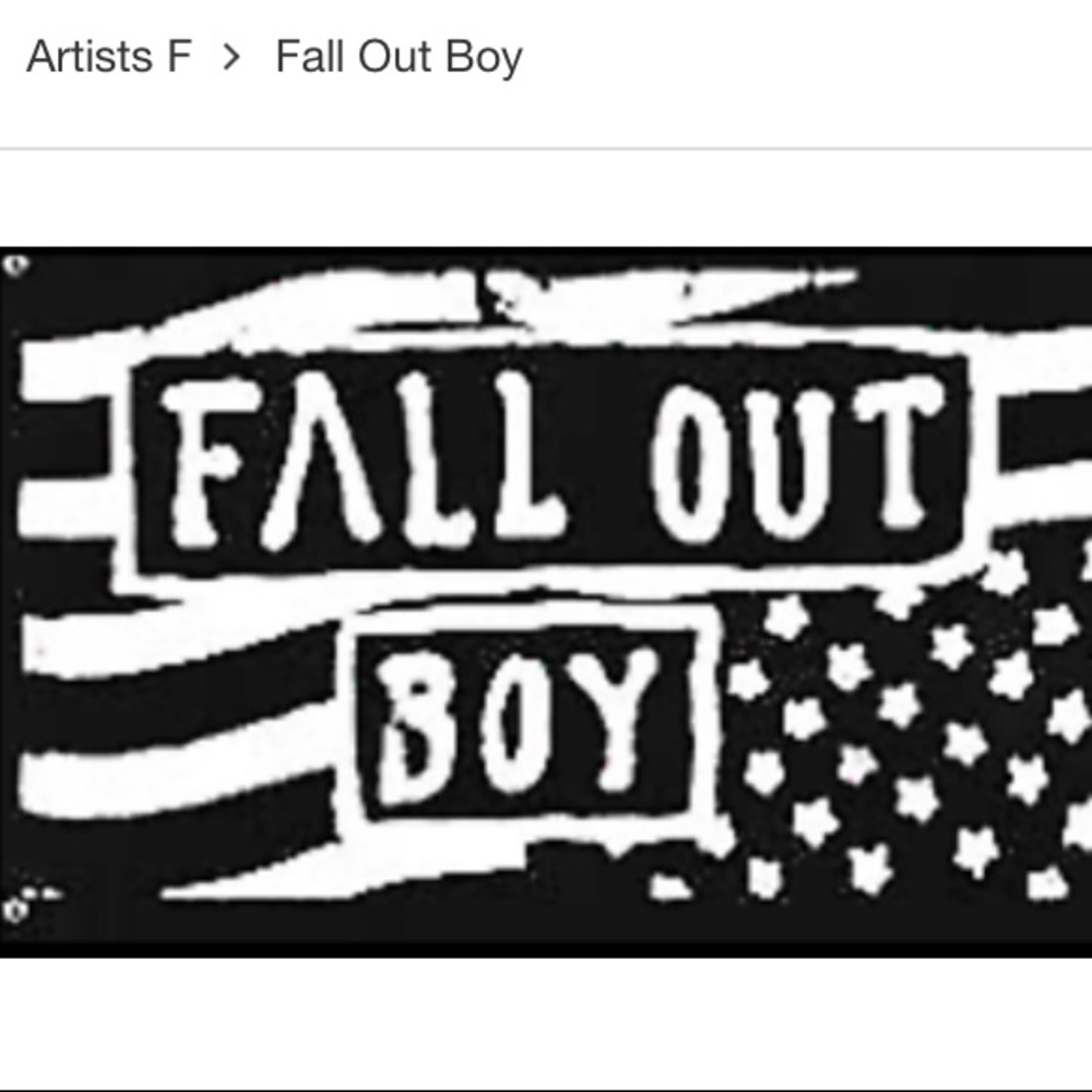 Fall Out Boy wall flag
